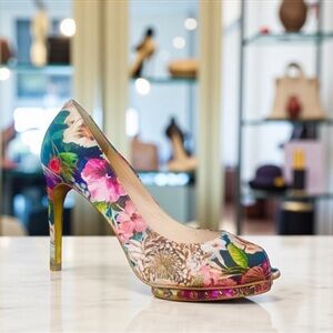 Ted Baker Multicolor Floral Heels 39